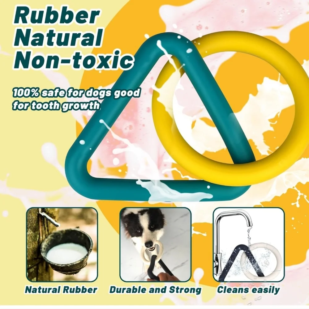 Interactive Dog Chew Toys - Rubber